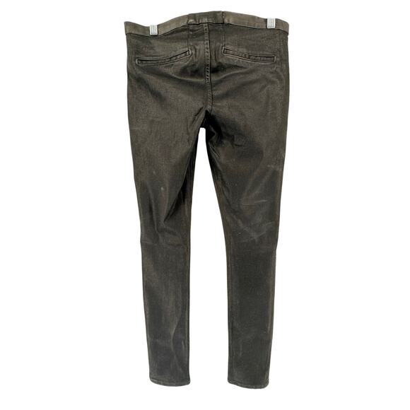 Helmut Lang Black Coated Skinny Pants Women’s Size 27 Minimalist Stretch - Picture 5 of 5